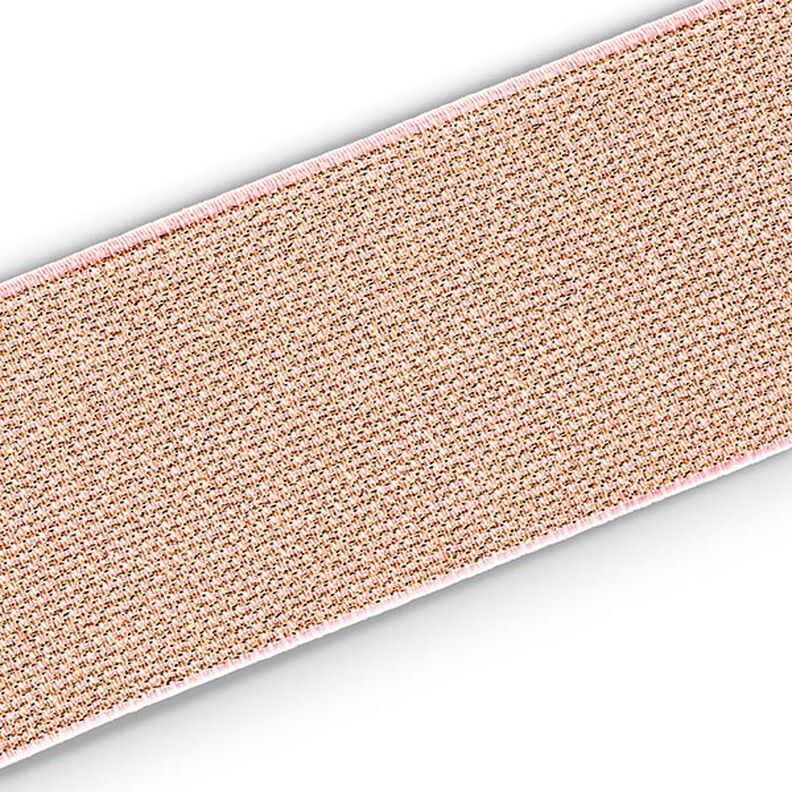 Gumová stuha Color Elastic [50 mm] – růžově zlatá | Prym,  image number 3