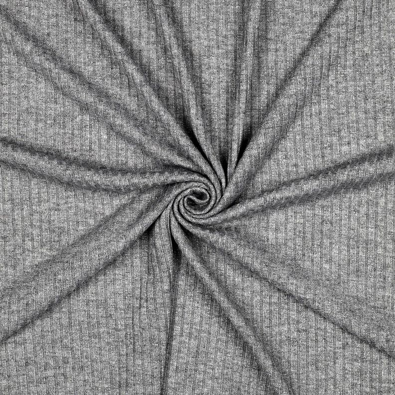 Žebrovaná pletenina Lurex – stříbrně šedá/stříbrná metalická,  image number 1