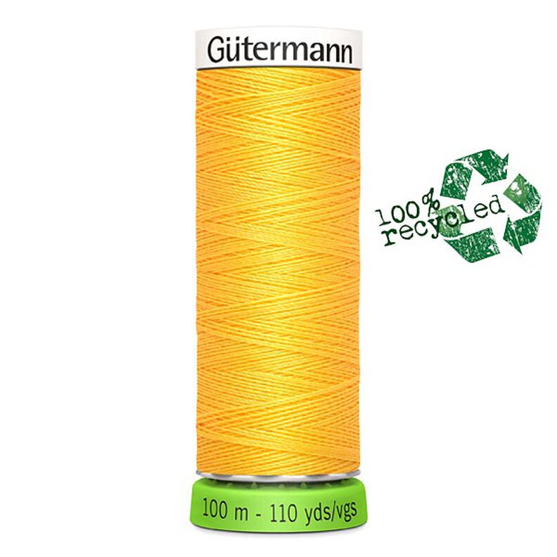Univerzální šicí nit rPET [417] | 100 m  | Gütermann – sluníčkově žlutá,  image number 1