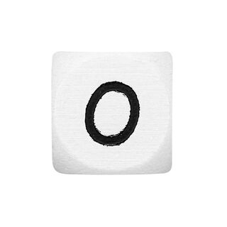 Dřevěná písmena O – bílá | Rico Design, 