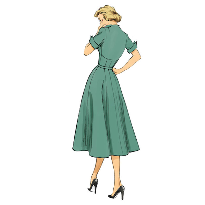 Vintage šaty 1952, Butterick 6018|40 - 48,  image number 6