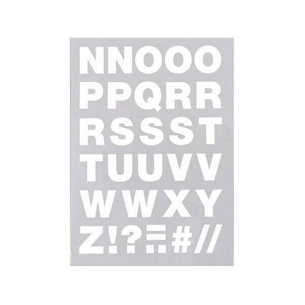 Nažehlovací fólie A-Z – bílá | Rico Design,  image number 2