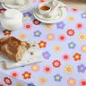 Povrstvená bavlna Veselé květiny | Poppy Fabrics – baby modra/růžová,  thumbnail number 8