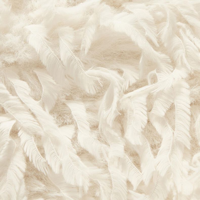 Umělá kožešina Jednobarevná péřová tkanina | Katia Fabrics – bílá, image number 7
