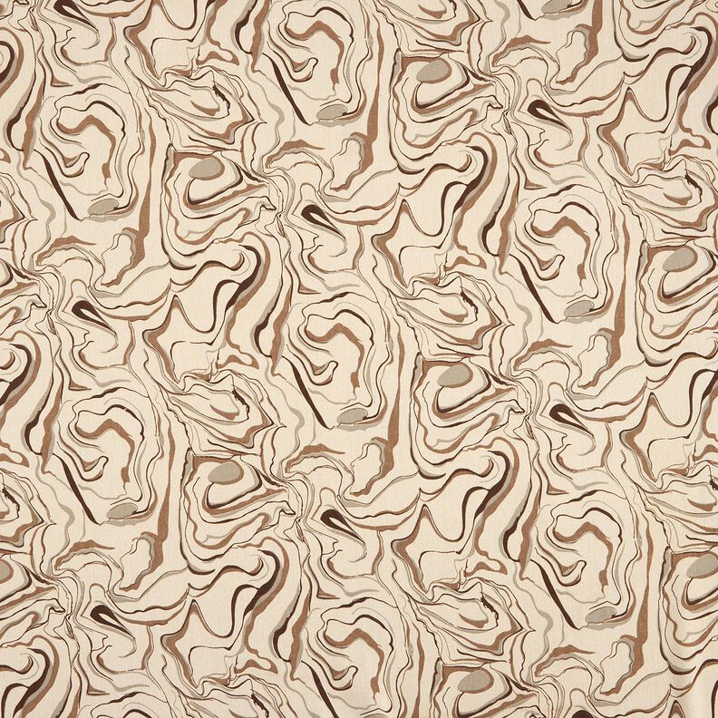 Směs lnu Mramor – mandlová/mocca, image number 1