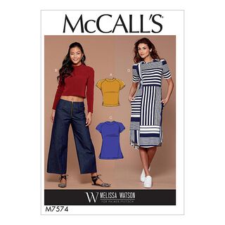 Raglán – top|Tunika|Šaty, McCalls 7574 | 40 - 48, 