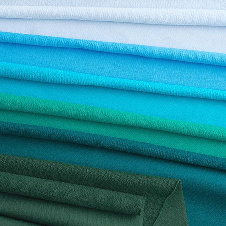 Lehké francouzské froté jednobarevné – světle modra,  image number 8