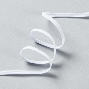 Gumová stužka [10 m | 5 mm] – bílá, 