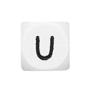Dřevěná písmena U – bílá | Rico Design, 
