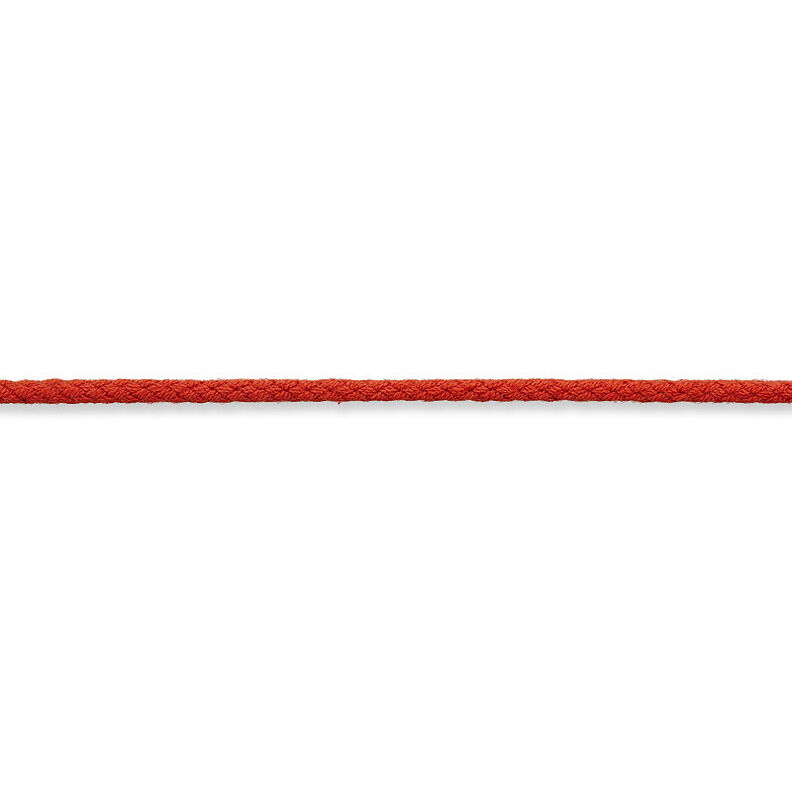 Bavlněná šňůrka [Ø 3 mm] – karmínově červená,  image number 2