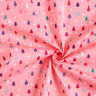 Bavlněná látka Popelín Mini jedle – pink/bílá,  thumbnail number 3