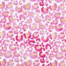 Bavlněný žerzej Leopard se zlatými tečkami | Glitzerpüppi – bílá/purpurová,  thumbnail number 1