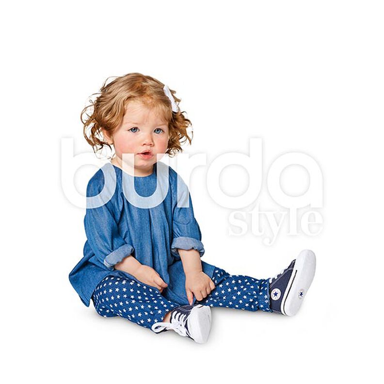 Šaty pro miminka | halenka | kalhotky, Burda 9348 | 68 - 98,  image number 6