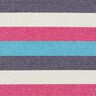 Třpytivý žerzej pruhy – výrazná jasně růžová/namornicka modr,  thumbnail number 1