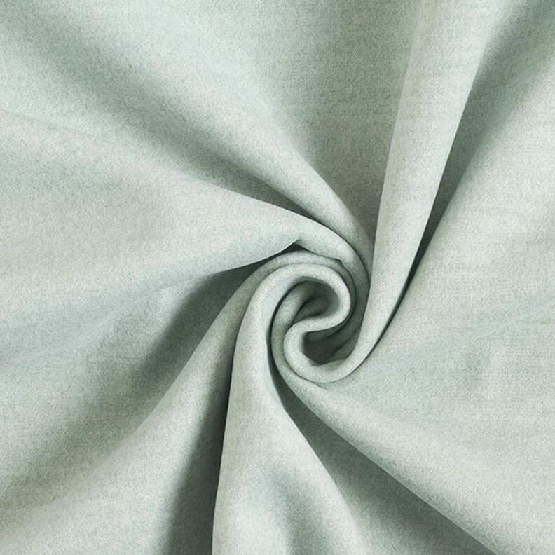 Kabátová tkanina z recyklovaného polyesteru melanž – pastelově zelená,  image number 1