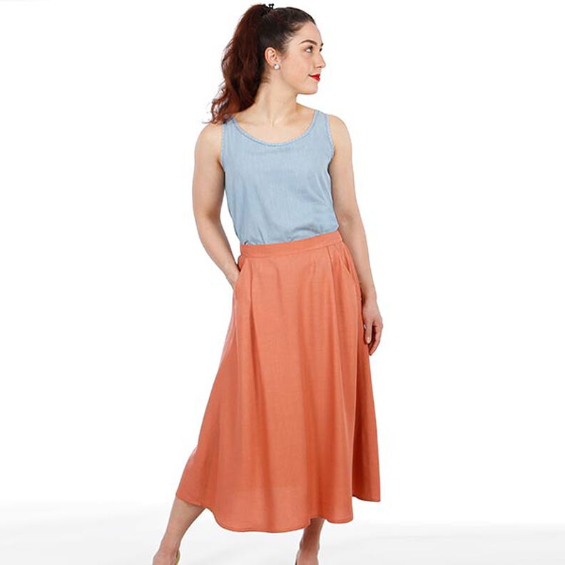 FRAU CARRY – široká sukně s elastickým pasem vzadu, Studio Schnittreif  | XS -  XXL,  image number 5