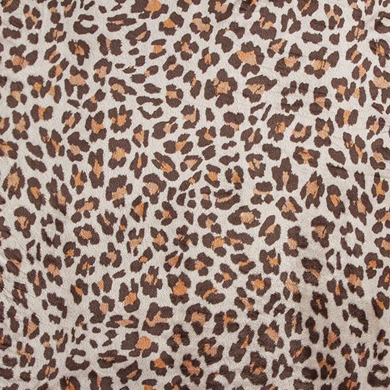 Hebký fleece Velký leopard – přírodni/černohnědá,  image number 1