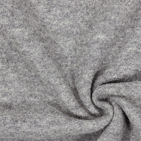 Valchovaný vlněný loden – šedá,  image number 1