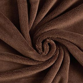 Hebký fleece – tmavě hnědá, 