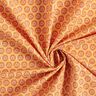 Bavlněný kreton Ornamenty na dlažbě – oranžová,  thumbnail number 3
