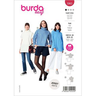 svetr | Burda 5963 | 34-48, 
