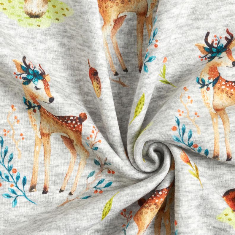 Alpenfleece Romantický jele – stříbrně šedá/přírodni,  image number 3