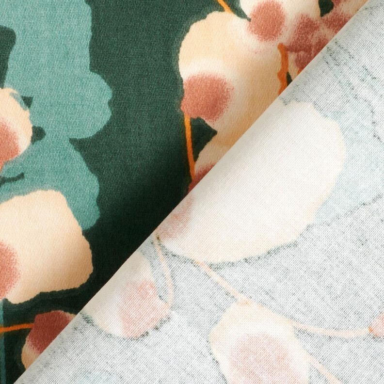 Bavlněn&yacute; sat&eacute;n Pop&iacute;nav&eacute; rostliny &ndash; tmavě zelen&aacute;/p&iacute;skov&aacute;,  image number 4