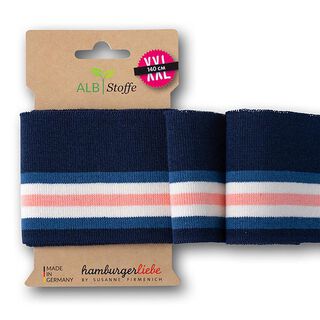 GOTS Bio náplety CUFF ME COLLEGE [140 cm | 7,5 cm] | Albstoffe | Hamburger Liebe, 