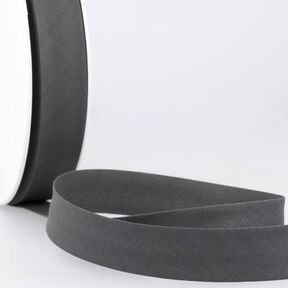 Šikmý proužek Polycotton [20 mm] – tmavě šedá, 