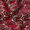 Krajková tkanina se vzorem vlny – tmavě červená,  thumbnail number 2