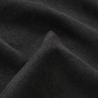 Čalounická látka měkká tkanina – černá, 