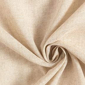 Dekorační látka Voál Lurex – přírodni/zlatá, 