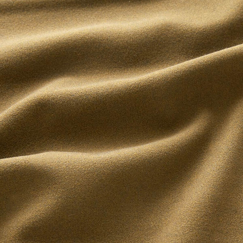 Kabátová tkanina velur Uni – khaki, image number 2