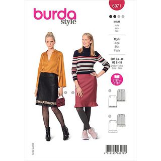 Sukně, Burda 6071 | 34-44, 