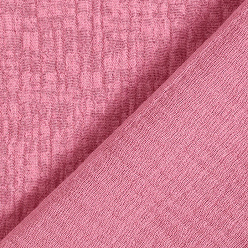 Mušelín / dvojitá mačkaná tkanina – pastelově fialová,  image number 4
