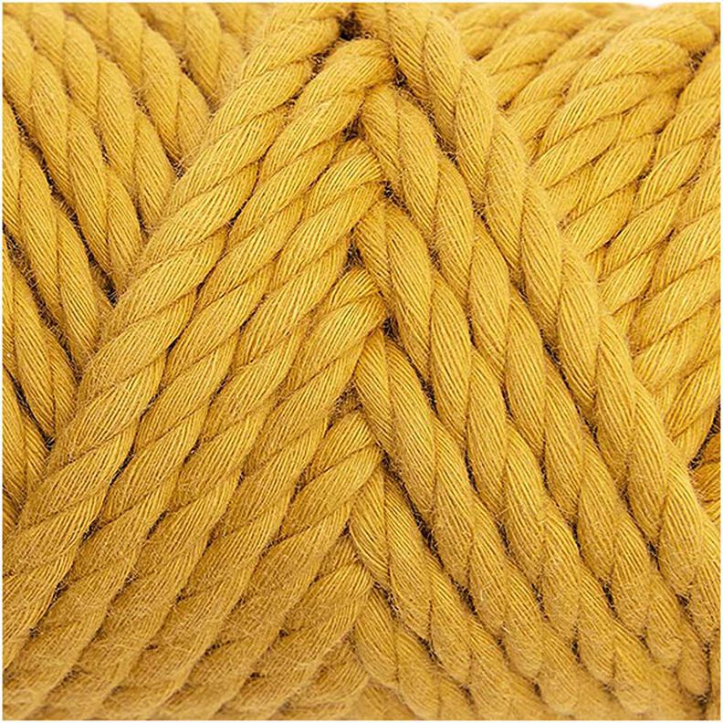 Creative Cotton Cord [5mm] | Rico Design – hořčicove žlutá,  image number 2