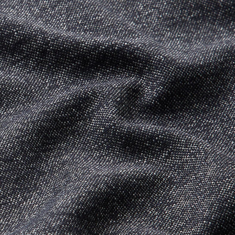 Piqué Jersey melírovaná – noční modrá,  image number 2