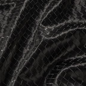 Koženka splétané | Katia Fabrics – černá, 