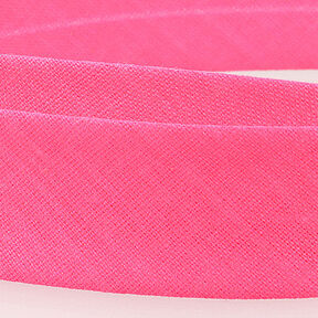 Šikmý proužek Polycotton [20 mm] – zářivě růžová, 