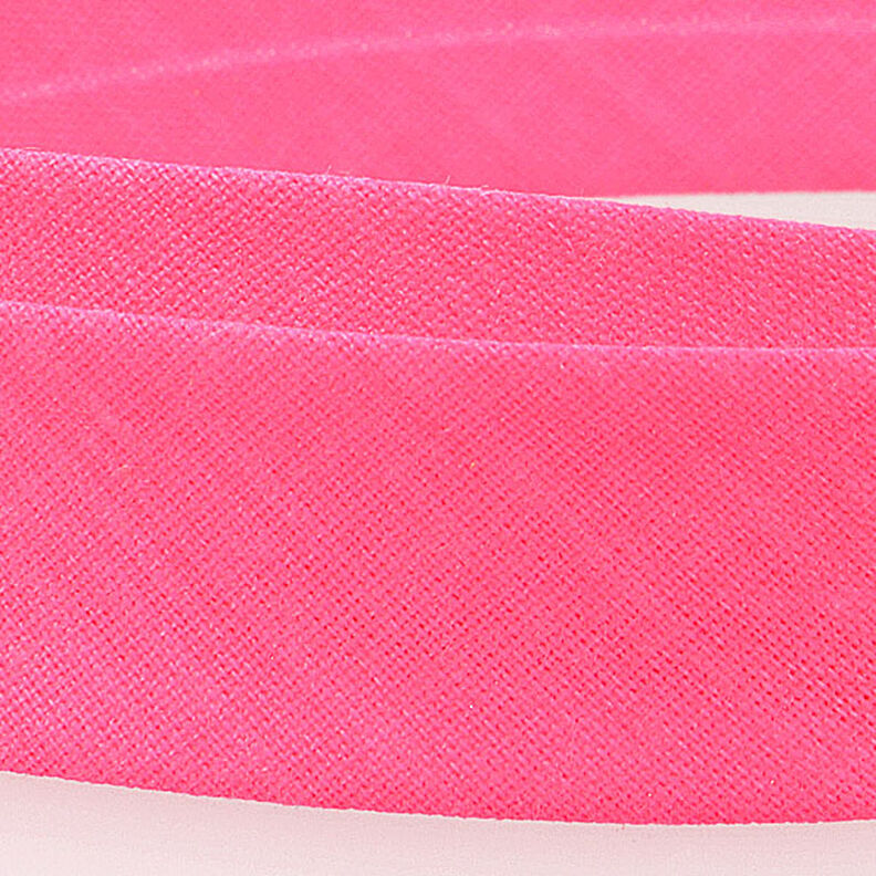Šikmý proužek Polycotton [20 mm] – zářivě růžová,  image number 2