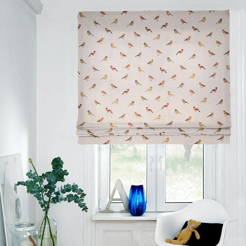 Dekoračn&iacute; l&aacute;tka Polopanama Drobn&iacute; zahradn&iacute; pt&aacute;ci &ndash; př&iacute;rodni,  image number 7