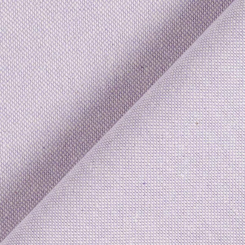 Dekorační látka polopanama šambré, recyklovaná – pastelove šeříková, image number 3