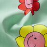 Povrstvená bavlna Veselé květiny | Poppy Fabrics – mátová/citrónově žlutá,  thumbnail number 3