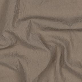 Bavlněná látka Krinkel předepraný – tmavá taupe, 