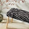 Čalounická látka Žakár Zebra – černá/šedá,  thumbnail number 8