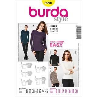 Tričko, Burda 6990, 