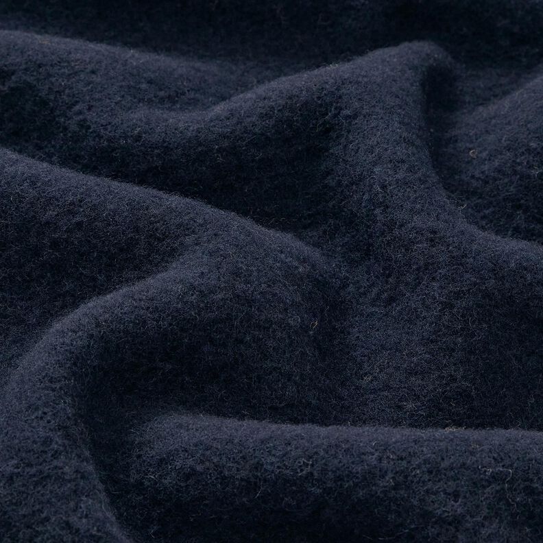 Vlněný fleece z čisté ovčí vlny Jednobarevné provedení – černomodrá, image number 2