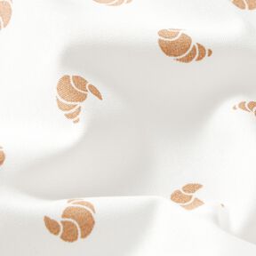 Bavlněný popelín Croissant – slonová kost, 