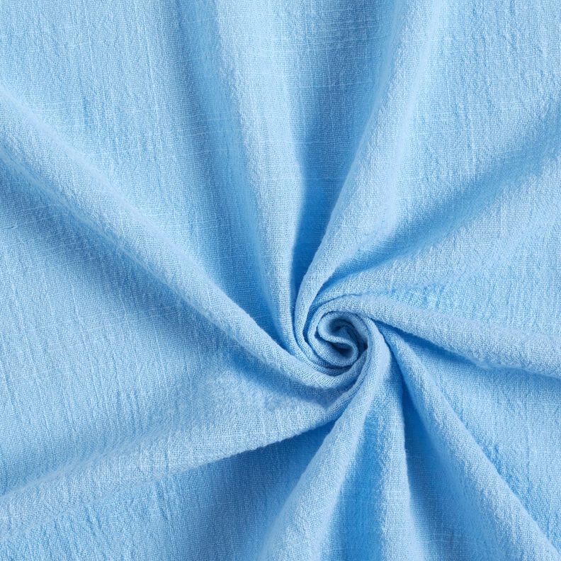 Bavlněná tkanina lněného vzhledu – světle modra,  image number 1