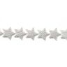 Samolepicí girlanda s hvězdami [20 mm] - stříbrná kovový,  thumbnail number 1